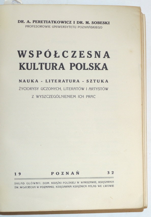 Wspczesna kultura polska. Nauka-literatura-sztuka.