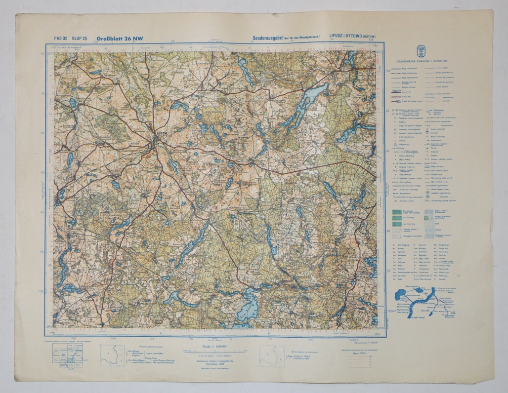 LIPUSZ I BYTOWO. Pas 32 Sup 25.