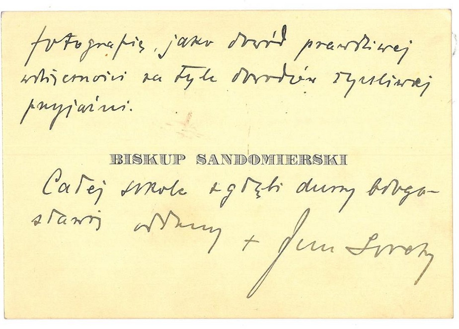 "Wielmona Pani Dyrektorka! Ley przede mn koperta listu przemiego...".