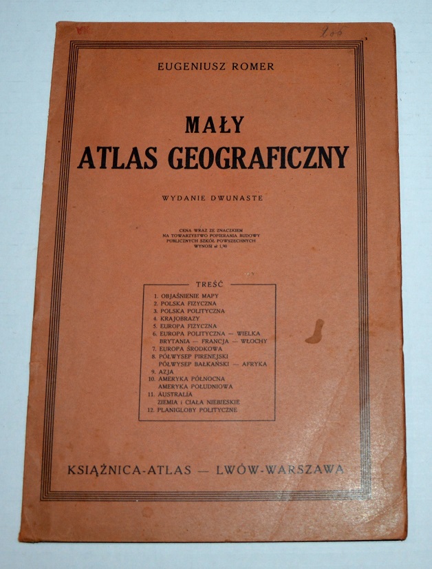 (ATLAS). ROMER Eugeniusz - May atlas geograficzny.