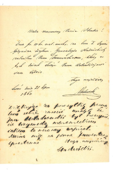 BIELAWSKI Bruno Franciszek (1831-1861) pisarz, dziennikarz; STADNICKI Kazimierz hrabia (1808-1886) historyk.