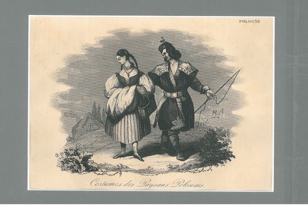 (Polskie stroje chopskie). Costumes des Paysans Polonais.